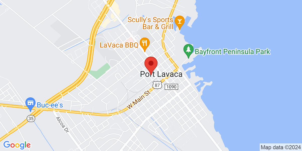 Map of Port Lavaca Public Library