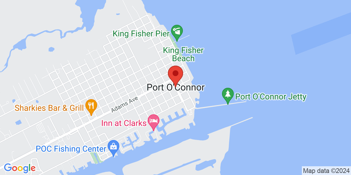Map of Port O'Connor Branch Library